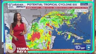 Tracking the Tropics Potential Tropical Cyclone Six forms ahead of peak of hurricane season [upl. by Aloisia691]