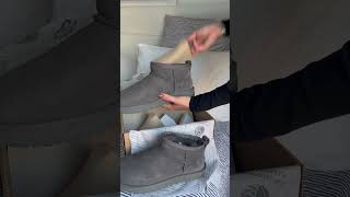 unboxing my new ugg ultra mini 🧸🤎 [upl. by Atronna]