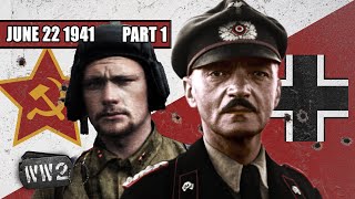 096a  Operation Barbarossa  Biggest Land Invasion in History  WW2  June 22 1941 [upl. by Saville]