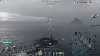 World of Warships  Scharnhorst 43  150k dmg 6 kills kraken [upl. by Nnayllek]