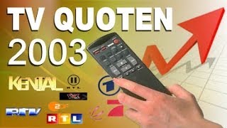 Einschaltquoten 2003 bis 2004 Gfk Mediadaten RTLRTL2Pro7ZDFSat1Kabel1Vox [upl. by Aienahs]