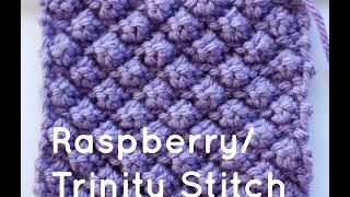 How to Knit the Raspberry Stitch or Trinity Stitch [upl. by Harry982]