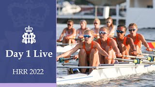 Day 1 Live  Henley Royal Regatta 2022 [upl. by Namrak379]