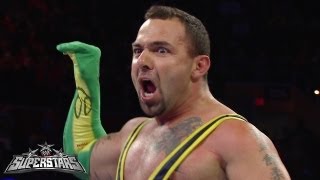 Santino Marella vs JTG WWE Superstars Sept 20 2013 [upl. by Annahs702]