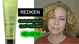 REDKEN Curvaceous curl refiner REVIEW [upl. by Arrad546]