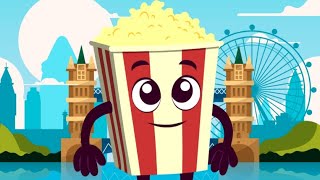 Popcorn Sings London Bridge Is Falling Down – Fun Childrens Song with Lyrics [upl. by Thompson]