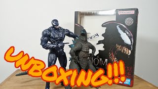 Unboxing SH Figuarts Venom Español [upl. by Rosenkrantz]