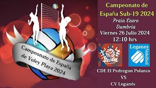 CV Leganes Vs CV El PedregonPolanco [upl. by Yecaj738]