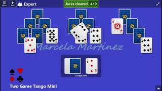 Two Game Tango Mini Game 10  June 3 2022 Event  TriPeaks Expert [upl. by Ginder]