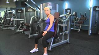 Life Fitness Signature Series Shoulder Press Instructions [upl. by Ahsieyt]