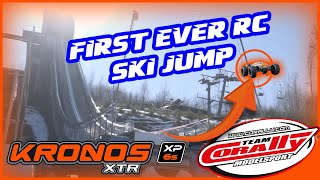 TEAM CORALLY KRONOS XTR  FIRST EVER RC SKI JUMP [upl. by Zulch178]