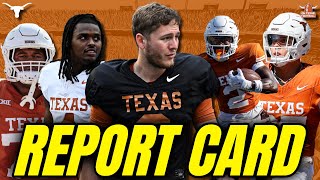 Post Spring Offense Report Card  Texas Longhorns Football  Quinn Ewers  Arch Manning  Ryan Wingo [upl. by Notyarb123]