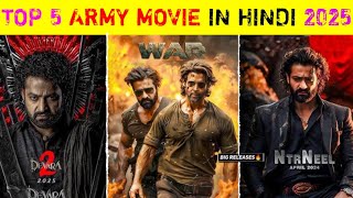 Top 5 Army War Action Movies In Hindi  🪖 ❤️ 🪖Top 5 army movies in hindi [upl. by Naivad]