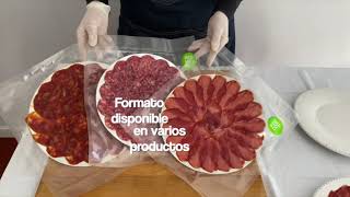 Jamón ibérico y embutidos ibéricos cortados a mano Sugerencia de presentación [upl. by Leahcim304]