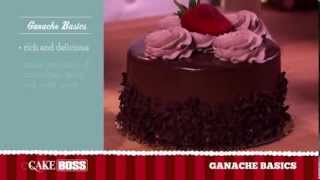 Chocolate Ganache Cake Decorating Basics  Easy Homemade Icing  Cake Boss Baking [upl. by Anida]