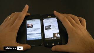 iOs vs Windows phone 7 da Telefoninonet [upl. by Whorton]