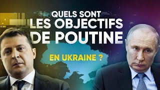 Quels sont les objectifs de Vladimir Poutine en Ukraine   IDRISS ABERKANE [upl. by Haorbed]