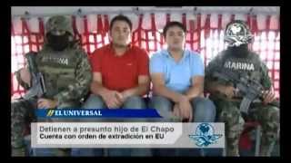 Detienen a hijo de ´El Chapo´ imágenes de su traslado [upl. by Savory722]