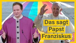 Papst Franziskus erlaubt Segnung homosexueller Paare  KTV Predigt vom 191223 Pater Isaak M [upl. by Lezned]