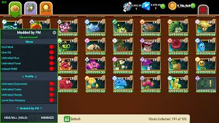 PLANTS VS ZOMBIES 2 MOD MENU  V1131 [upl. by Thetes398]