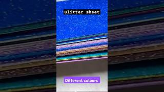 Glitter Sheet Different colours Adhesive sheet [upl. by Winchester465]