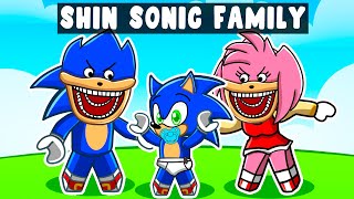 ADOPTED by a SHIN SONIC FAMILY in Roblox SNAPCHAT [upl. by Schwab706]