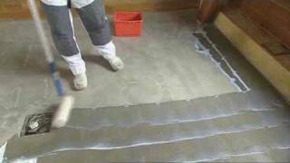 How to prepare your floor for Stepper Self adhesive vinyl flooring [upl. by Margarethe]