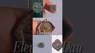 Elephant Day special Ancient Indian coins history elephant ancient oldcoins 2024 viralvideo [upl. by Royall]