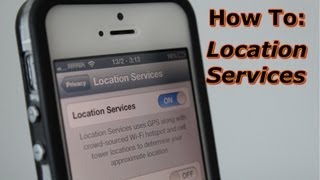 How To Use And Turn On Location Services iPhone  Locations Settings [upl. by Eaner637]