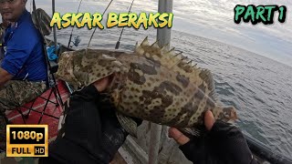 JIG Sotong Getah Tarik Perhatian Ikan Kerapu part1shahangler1572 [upl. by Columba]