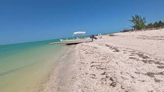 HOLBOX walking to Punta Cocos beach [upl. by Lukey]