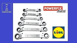 Powerfix Profi Ratcheting Ring Spanner SET Lidl Ring Spanner SET [upl. by Nnyrb]