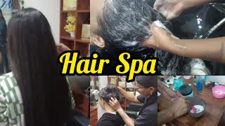 How to do Hair Spa  Hair Spa At Parlour  Hair Spa Step By Step video [upl. by Eugenides]