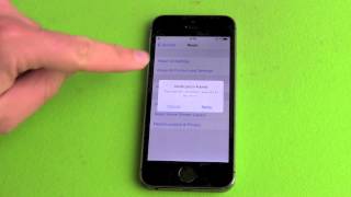 iPhone 5s Erase All Content and Settings [upl. by Austina]