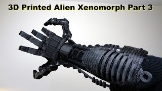 Alien Xenomorph Cosplay 3  ABS amp Ninjaflex Forearm  James Bruton [upl. by Enobe]