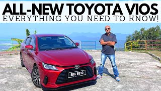 AllNew Toyota Vios Everything You Need To Know About The New 4th Generation Vios [upl. by Anertak]