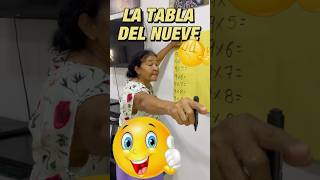 Aprendemos la tabla del nueve [upl. by Necyla277]