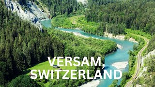 VERSAM Switzerland Ruinaulta Rhine gorge  the Swiss Grand Canyon [upl. by Blount]