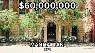 60000000 Gentlemen’s Club Townhouse w Roof Terrace  NYC Real Estate [upl. by Carce]