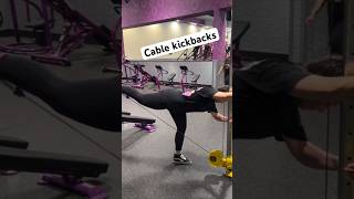 CABLE KICKBACKS legworkout lowerbodyworkout glutes [upl. by Flanagan46]