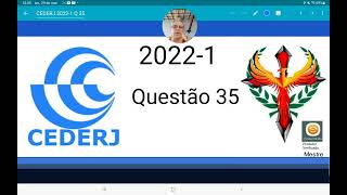 CEDERJ 20221 questão 35 função composta e trigonométrica [upl. by Ymot920]