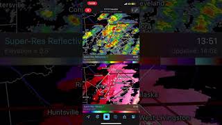 Tornado warning ⚠️ Coldspring TX [upl. by Hong520]