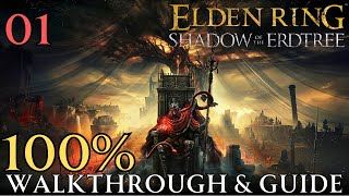 Gravesight Plains  Elden Ring Shadow of the Erdtree 100 Walkthrough Part 1 [upl. by Nyladnarb101]