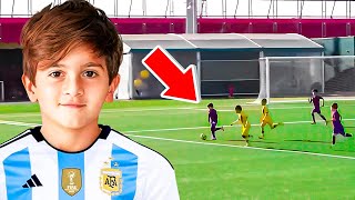 Thiago Messi y Su Increíble Talento En El Fútbol [upl. by Pol]