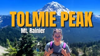 The BEST View of Mount Rainier Tolmie Peak in Mount Rainier National Park [upl. by Assitruc895]