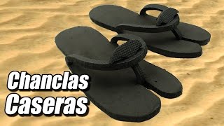 Chanclas o chancletas caseras cómo se hacen  Te Digo Cómo [upl. by Zulema]