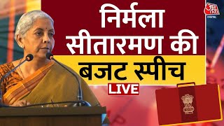 Union Budget 202425 Live Updates  वित्त मंत्री Nirmala Sitharaman का बजट भाषण  Aaj Tak [upl. by Greeson24]