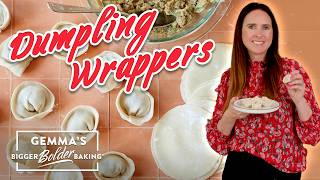 Easy Homemade Dumpling Wrappers How to Make Dumpling Dough [upl. by Etnemelc506]