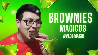 Vlogmas16  Probando Brownies Mágicos 🥴  Fachu Argota [upl. by Gerri]