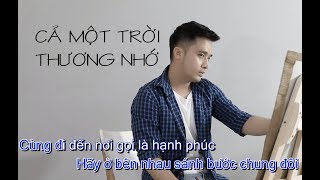 Cả Một Trời Thương Nhớ Karaoke Tone Nam  Namsaigon [upl. by Pauli]